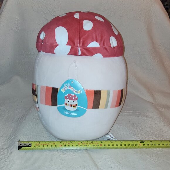Squishmallow Malcom with fall scarf 2021 NWT - Picture 6 of 11